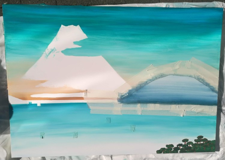 Mount Fuji second wash